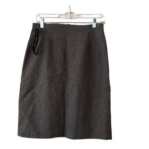 JG Hook Vintage Gray Wool Skirt - 10